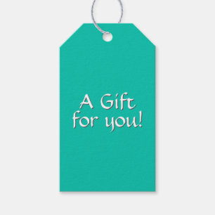  Turquoise Gift Tags