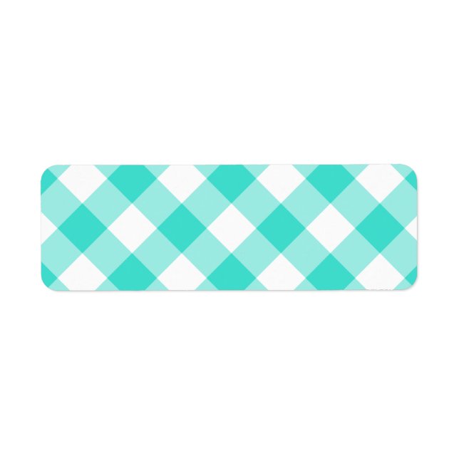 Turquoise Gingham Pattern (Front)