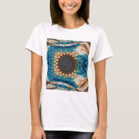 Turquoise Gold Sun Southwestern Art