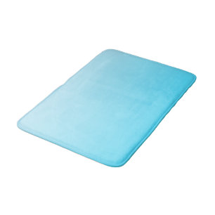 Turquoise gradient bath mat