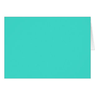 Turquoise Green-Blue Solid Colour
