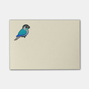 Turquoise Green-cheeked Conure Post-it Notes