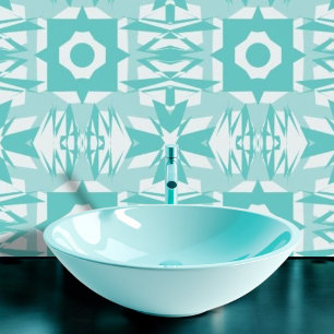 Turquoise Harmony Wallpaper