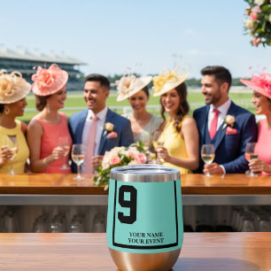 Turquoise Horse Race 9 Personalised Derby