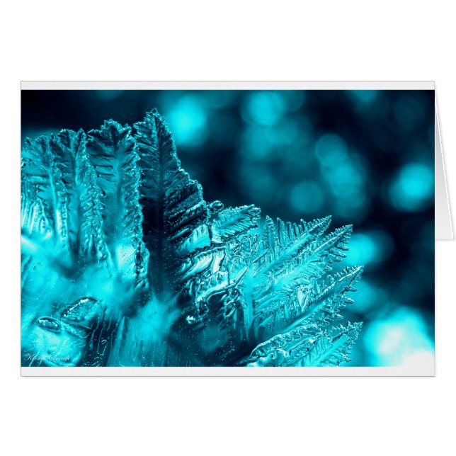 Turquoise Ice Photograph (Front Horizontal)