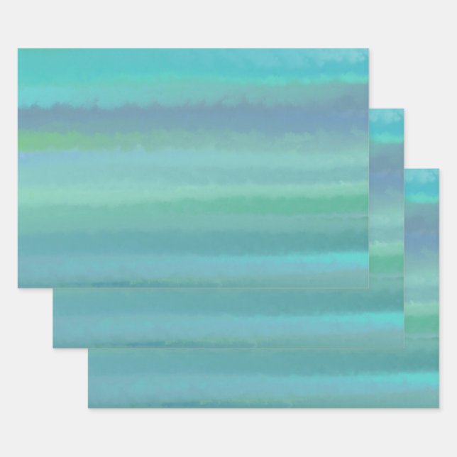 Turquoise Is My Favourite Colour Gift Wrapping Pap Paper Sheet (Set)