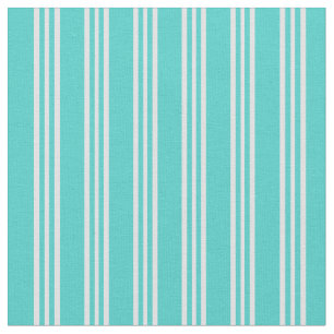 Turquoise & Lavender Coloured Lines Fabric