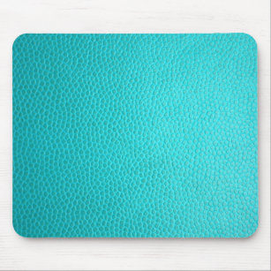Turquoise Leather Pattern Mousepad