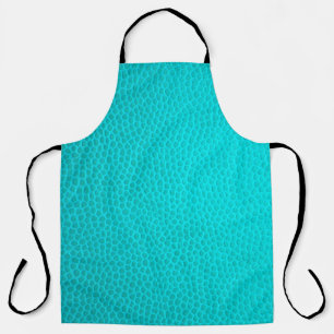 Turquoise leather skin texture skin apron