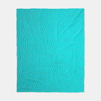 Turquoise leather skin texture skin fleece blanket