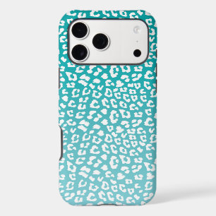 Turquoise Leopard Print