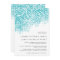Turquoise Light Shower | Wedding Invitations