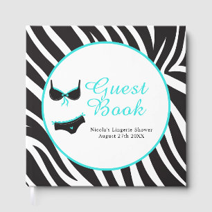 Turquoise Lingerie Party  Guest Book
