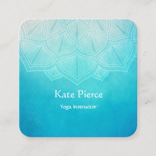 Turquoise mandala ⎢ business card