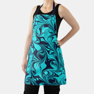 Turquoise Marble Apron