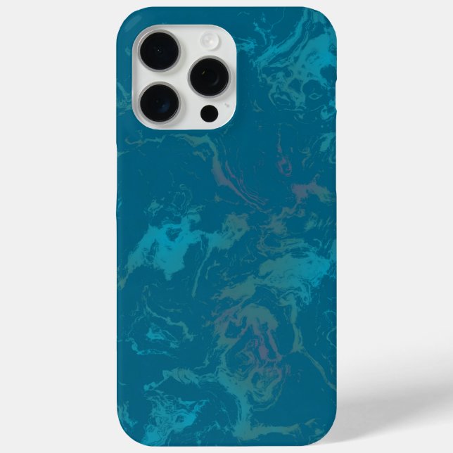 Turquoise marble Case-Mate iPhone case (Back)