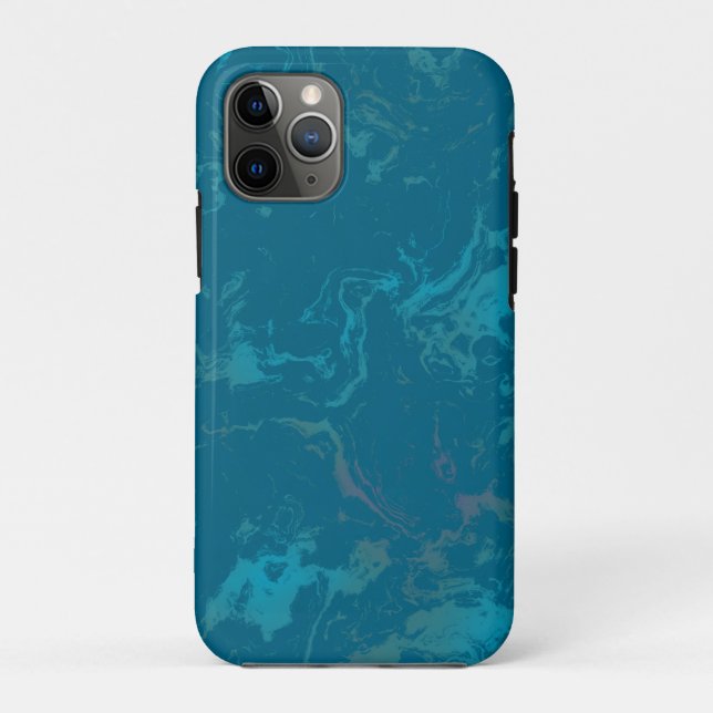 Turquoise marble Case-Mate iPhone case (Back)