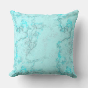 Turquoise marble cushion