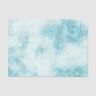 Turquoise Marble Decoupage Background Tissue Paper