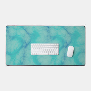 Turquoise marble desk mat