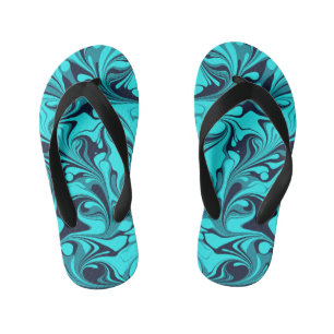 Turquoise Marble Kid's Jandals