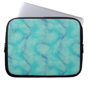 Turquoise marble laptop sleeve