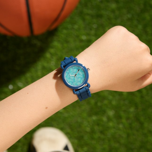Turquoise marble watch (Wrist)