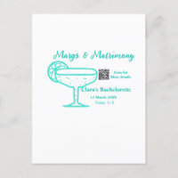 Turquoise Margs & Matrimony Bachelorette party 