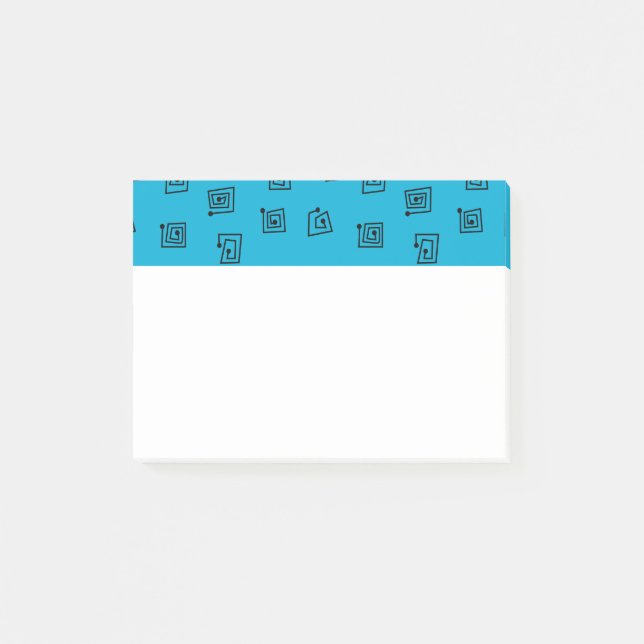 Turquoise Mazes  Post-it Notes (Front)