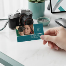 Turquoise Modern Photo Photographer