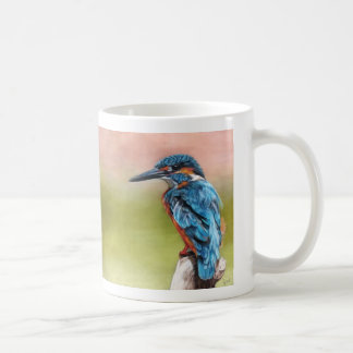 Turquoise Morning Kingfisher Bird Coffee Mug