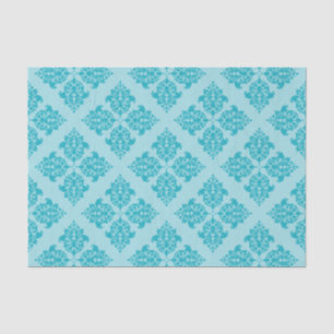 Turquoise Moroccan Damask Tissue Paper