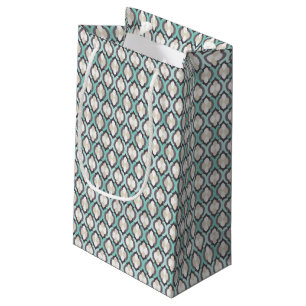 Turquoise Moroccan Pattern Small Gift Bag