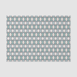 Turquoise Moroccan Pattern Tissue Paper
