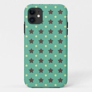 *Turquoise Nights Retro Stars* iPhone 5/5S Case
