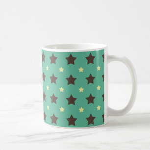 *Turquoise Nights Retro Stars* Mug