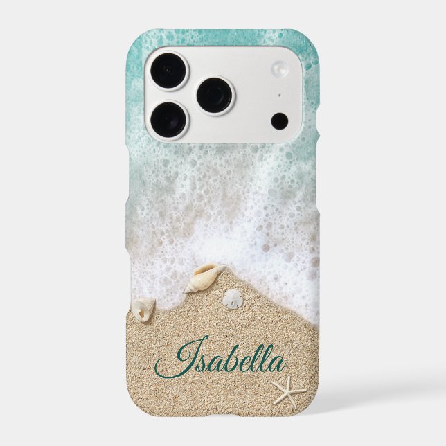 Turquoise Ocean Waves & Beach Sand (Back)