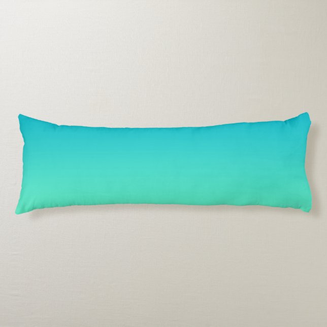 “Turquoise Ombre” Body Cushion (Front)