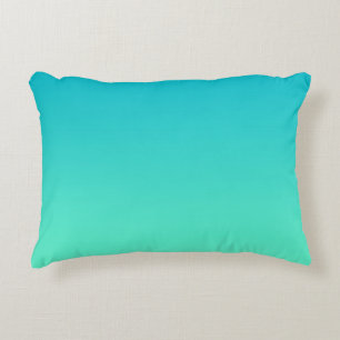 “Turquoise Ombre” Decorative Cushion