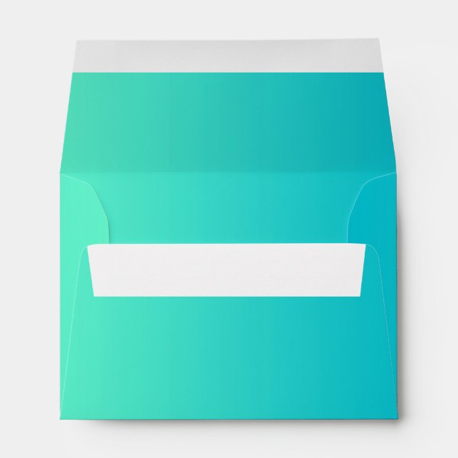 Turquoise Ombre Envelopes (Back (Bottom))