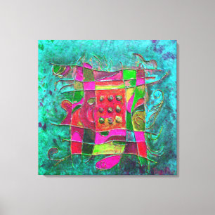 ”Turquoise Opening” by Paul Buică Canvas Print