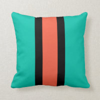 Turquoise, Orange and Black
