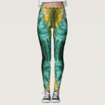 Turquoise orange galaxy light circles swirls stars leggings<br><div class="desc">Be a trendsetter in these super stunning photography leggings of sparkly turquoise blue, orange, and white light circles on a black nebula, celestial background! Work out, run errands, or just hang out. So unique, you’ll never have to worry about any copycats! Add a solid black top for the ultimate in...</div>