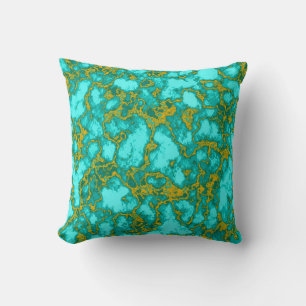 Turquoise Pattern Cushion