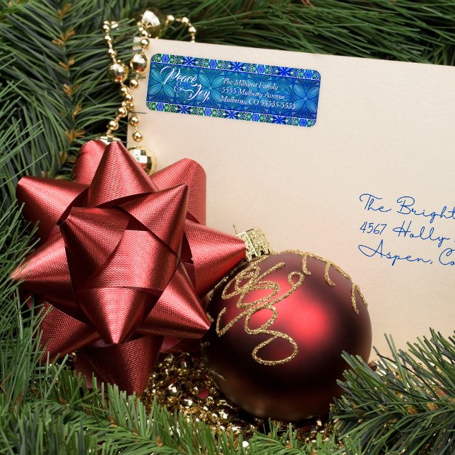 Turquoise Peace & Joy Christmas (Creator Uploaded)