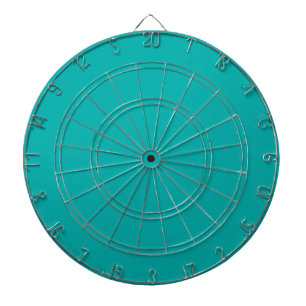 Turquoise Peacock Colour Accent Ready to Customise Dartboard