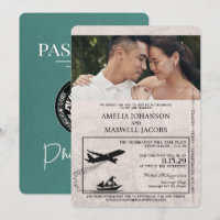 Turquoise Philippines Passport Wedding