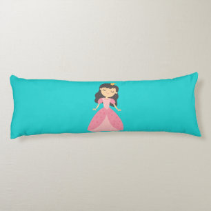 Turquoise & Pink Princess Body Pillow