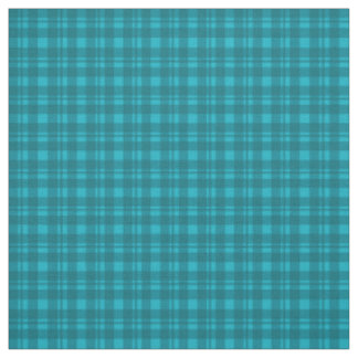 Turquoise Plaid Check Tartan Pattern Fabric