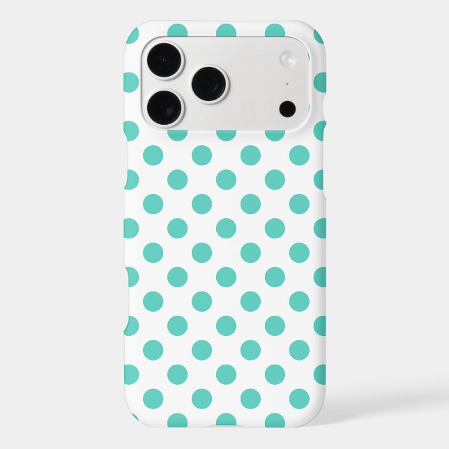 Turquoise polka dots (Back)